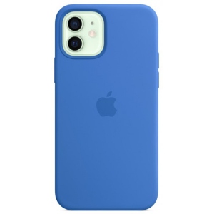 Чохол для смартфону Apple iPhone 12 | 12 Pro Silicone Case with MagSafe - Capri Blue (MJYY3)