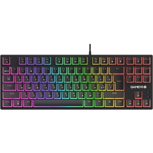 Клавіатура дротова ігрова GamePro MK80R Red