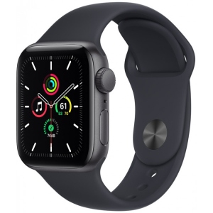 Смарт-годинник Apple Watch SE 40mm Space Gray Aluminium Case with Midnight Sport Band