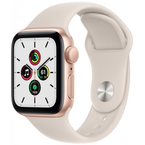 Смарт-годинник Apple Watch SE 40mm Gold Aluminium Case with Starlight Sport Band