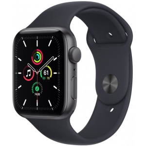 Смарт-годинник Apple Watch SE 44mm Space Gray Aluminium Case with Midnight Sport Band