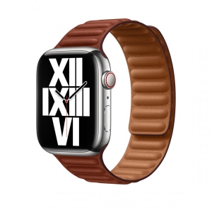 Ремінець для смарт-годинника Apple 45mm Umber Leather Link - M/L