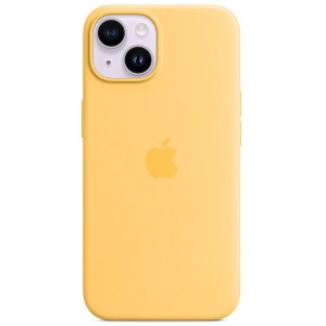 Чохол для смартфону Apple iPhone 14 Silicone Case with MagSafe - Sunglow (MPT23) порівняти ціни