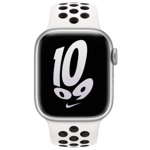 Ремінець для смарт-годинника Apple 41mm Summit White/Black Nike Sport Band