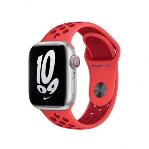Ремінець для смарт-годинника Apple 41mm Bright Crimson/Gym Red Nike Sport Band