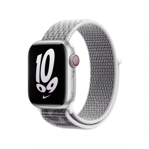 Ремінець для смарт-годинника Apple 41mm Summit White/Black Nike Sport Loop