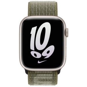 Ремінець для смарт-годинника Apple 45mm Sequoia/Pure Platinum Nike Sport Loop
