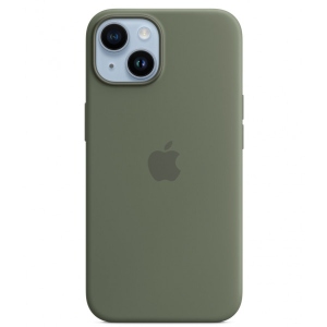 Чохол для смартфону Apple Silicone Case with MagSafe iPhone 14 Olive (MQU83)