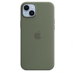 Чохол для смартфону Apple Silicone Case with MagSafe iPhone 14 Plus Olive (MQUD3)