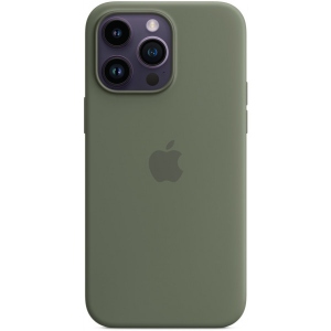 Чохол для смартфону Apple Silicone Case with MagSafe iPhone 14 Pro Max Olive (MQUN3)