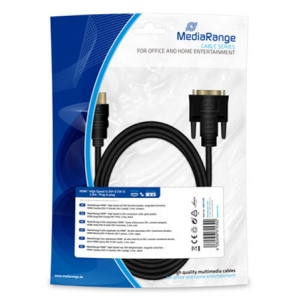 Кабель HDMI - DVI MediaRange 2 m (MRCS185)