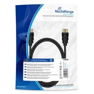 Кабель HDMI MediaRange HDMI-HDMI 2m (MRCS196)