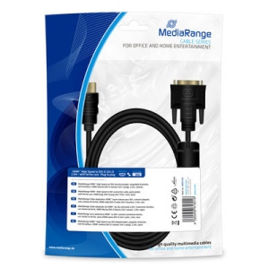 Кабель HDMI - DVI MediaRange 24+1 2.0 m (MRCS132)
