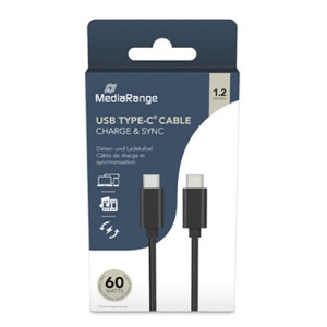Кабель синхронізації даних MediaRange USB3.0 C-C 1.2m (MRCS213)