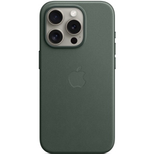Чохол для смартфону Apple FineWoven Case with MagSafe iPhone 15 Pro Evergreen (MT4U3)