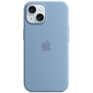Чохол для смартфону Apple Silicone Case with MagSafe iPhone 15 Winter Blue (MT0Y3)