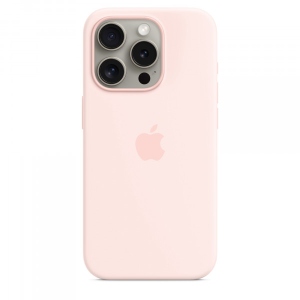 Чохол для смартфону Apple Silicone Case with MagSafe iPhone 15 Pro Light Pink (MT1F3)