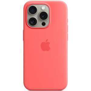 Чохол для смартфону Apple Silicone Case with MagSafe iPhone 15 Pro Guava (MT1G3)