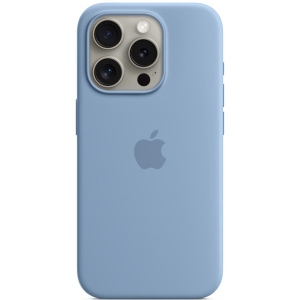 Чохол для смартфону Apple Silicone Case with MagSafe iPhone 15 Pro Winter Blue (MT1L3)