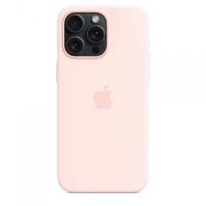 Чохол для смартфону Apple Silicone Case with MagSafe iPhone 15 Pro Max Light Pink (MT1U3)