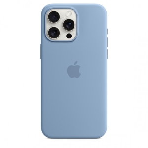 Чохол для смартфону Apple Silicone Case with MagSafe iPhone 15 Pro Max Winter Blue (MT1Y3)