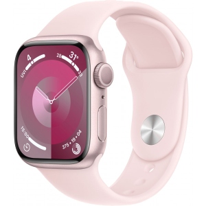 Смарт-годинник Apple Watch Series 9 GPS 45mm Pink Aluminium Case with Light Pink Sport Band - M/L