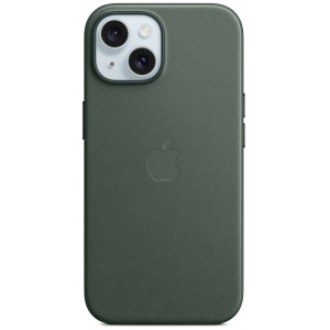 Чохол для смартфону Apple FineWoven Case with MagSafe iPhone 15 Evergreen (MT3J3)
