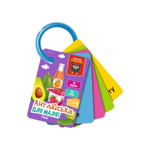 Настільна гра розвиваюча (3-4 роки) Vladi Toys Англійська. Їжа (VT5000-17)