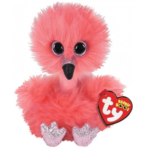 М'яка іграшка глазастик TY Beanie Boo's Фламінго "FLAMINGO" 15 см (36381)