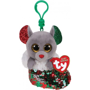 М'яка іграшка тварина TY Flippables Мишка "CHIPPER" 12см (35314)