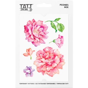 Тату TATTon.me Peonies mix (TMPeonies)