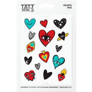 Тату TATTon.me Hearts mix (TMHearts)