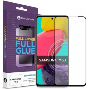 Захисне скло для смартфона MakeFuture Full Cover Samsung M53 (MGF-SM53)
