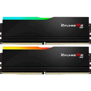 Память DDR G.Skill Ripjaws M5 RGB Black DDR5-6400 64GB (2x32GB) (F5-6400J3239G32GX2-RM5RK)