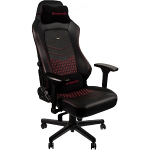 Крісло для геймерів Noblechairs HERO Real Leather Black/Red