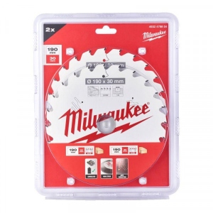 Диск шлифовальный по дереву Milwaukee 2x190x30x24 (4932471300)