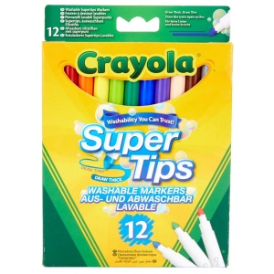 Фломастери Crayola (washable), 12 шт (256252.012)