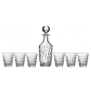 Набір склянок для віскі Bohemia Marble 7 пр. (b99999-99W24)