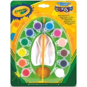 Фарби Crayola (washable) з палітрою та пензликом (54-1056)