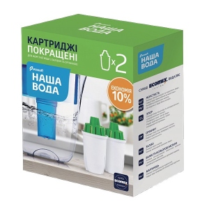Картридж для фільтру-глечика Наша вода №5 2шт (CRVK2) купити
