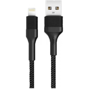 Кабель синхронізації даних XO microUSB NB51 2.1A/1m Black (NB51-M-1-BK)