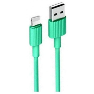 Кабель синхронізації даних XO lightning NB156 2.4A/1m Green (NB156-L-1-GR)