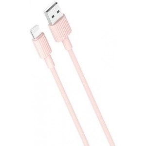 Кабель синхронізації даних XO lightning NB156 2.4A/1m Pink (NB156-L-1-PN)