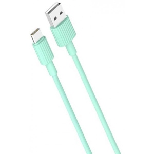 Кабель синхронізації даних XO Type-C NB156 2.4A/1m Green (NB156-TC-1-GR)