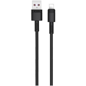 Кабель синхронізації даних XO lightning NBQ166 5A/1m Black (NB166-L-1-BK)