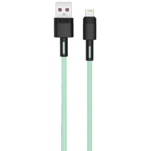 Кабель синхронізації даних XO lightning NBQ166 5A/1m Green (NB166-L-1-GR)
