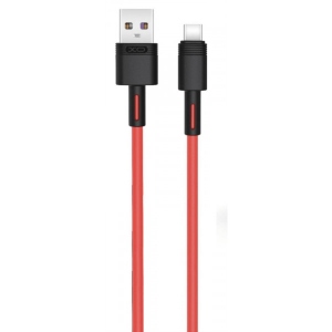 Кабель синхронізації даних XO Type-C NBQ166 5A/1m Red (NB166-TC-1-RD)