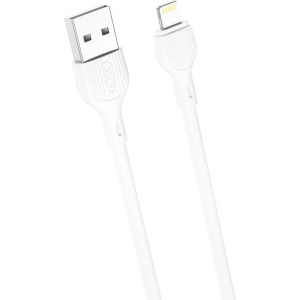 Кабель синхронізації даних XO Lightning NB200 2.1A/1m White (NB200-L-WH)