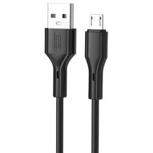 Кабель синхронізації даних XO microUSB NB230 2.4A/1m Black (NB230-M-BK) порівняти ціни