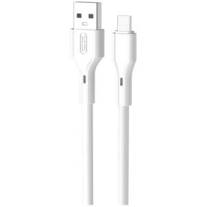 Кабель синхронізації даних XO Type-C NB230 2.4A/1m White (NB230-TC-WH)